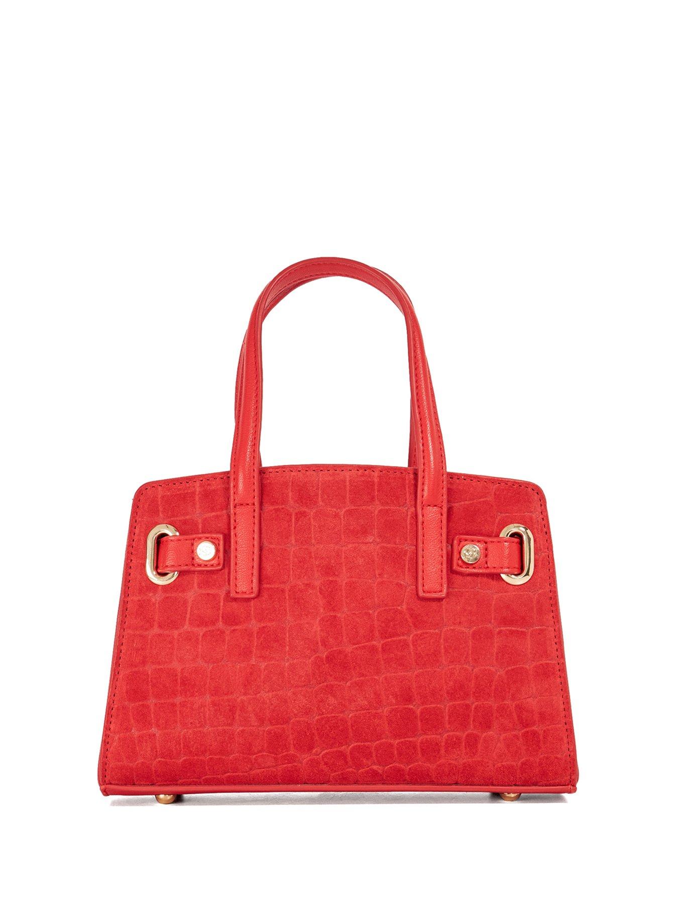  image of dune-london-dinkydefine-belted-grab-bag-red