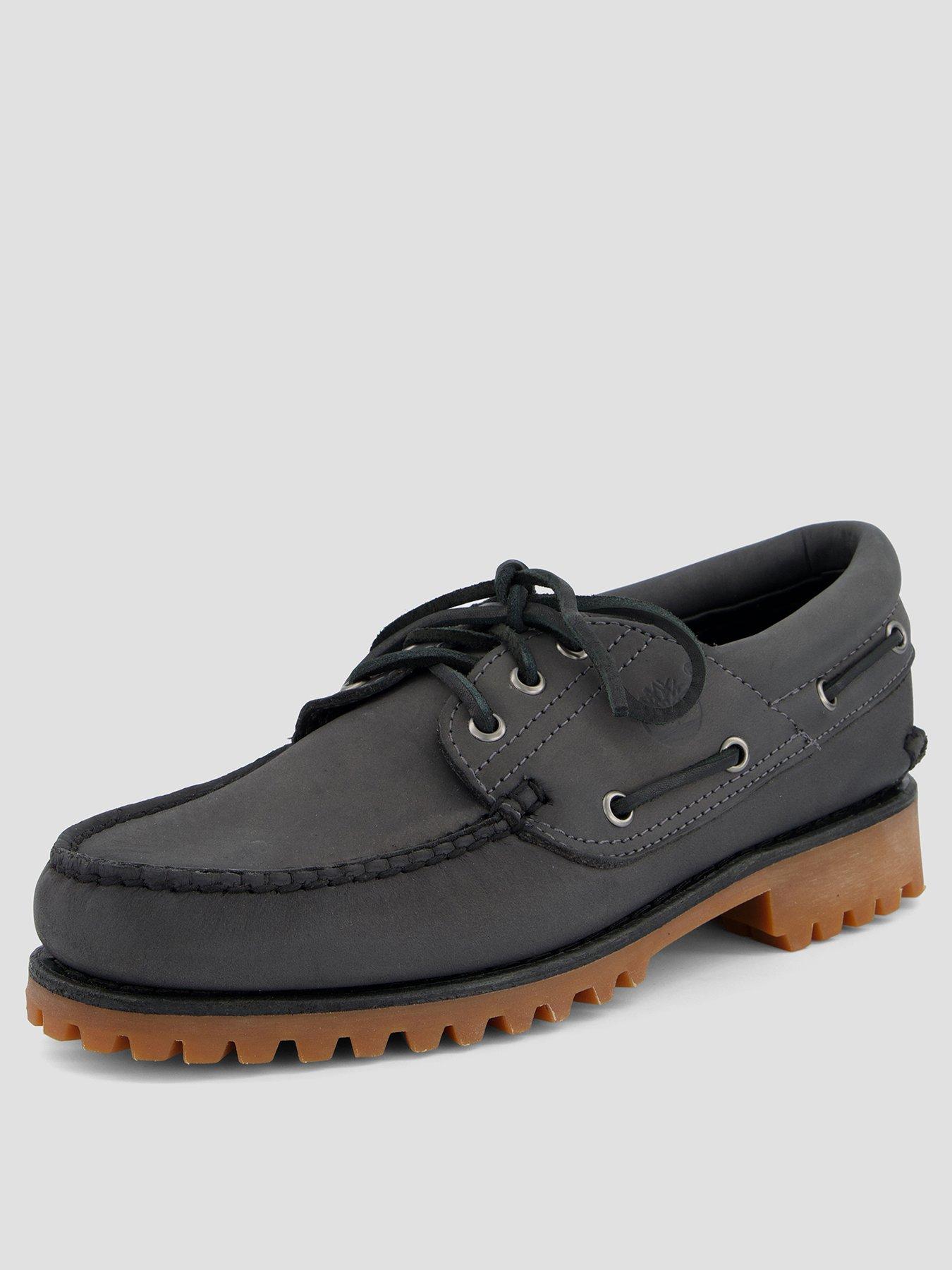 Image 2 of 4 of Timberland Authentic Boat Shoe - Dark Grey