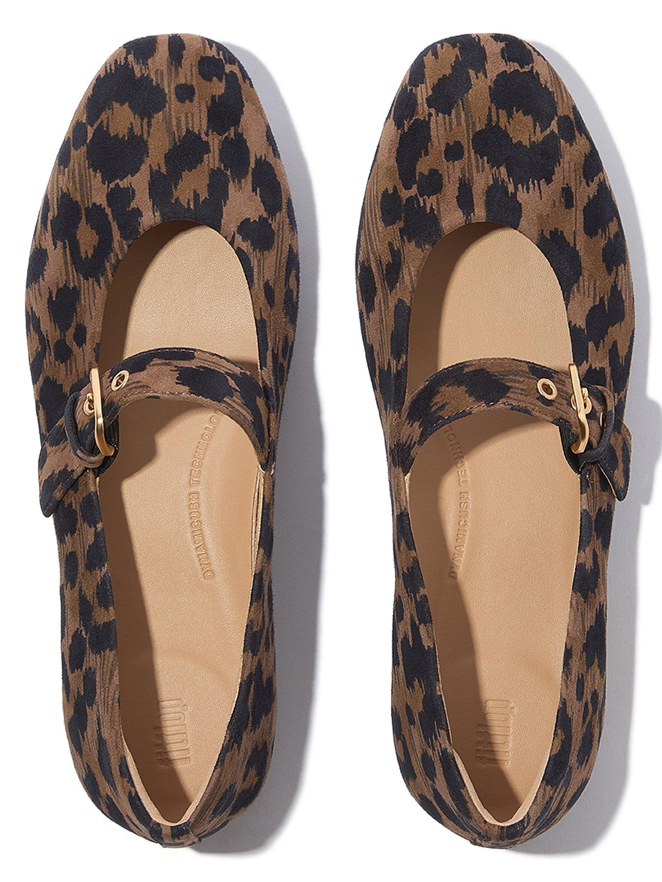 Image 5 of 7 of FitFlop Delicato Mary Jane Leopard Shoe - Leopard