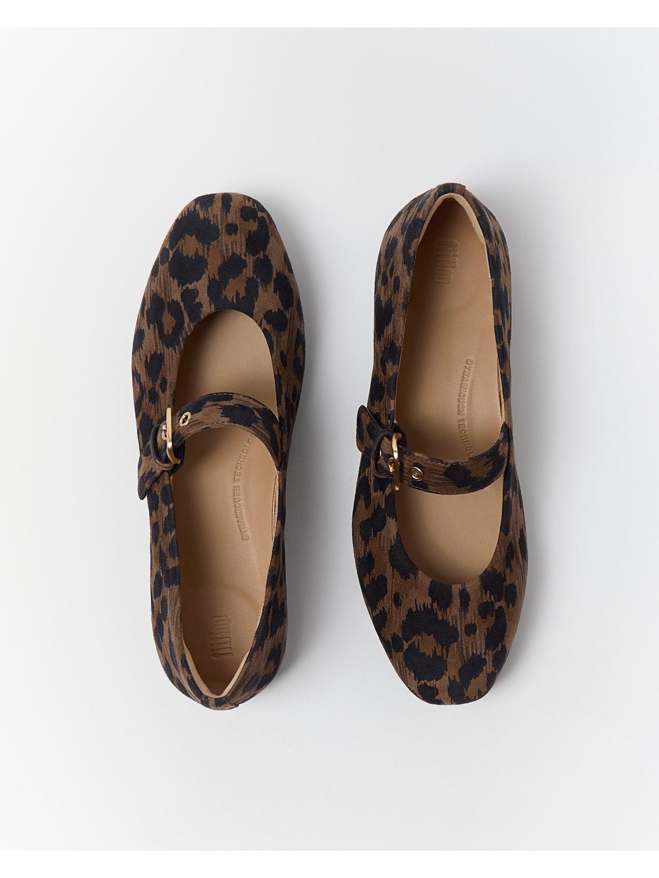 Image 7 of 7 of FitFlop Delicato Mary Jane Leopard Shoe - Leopard