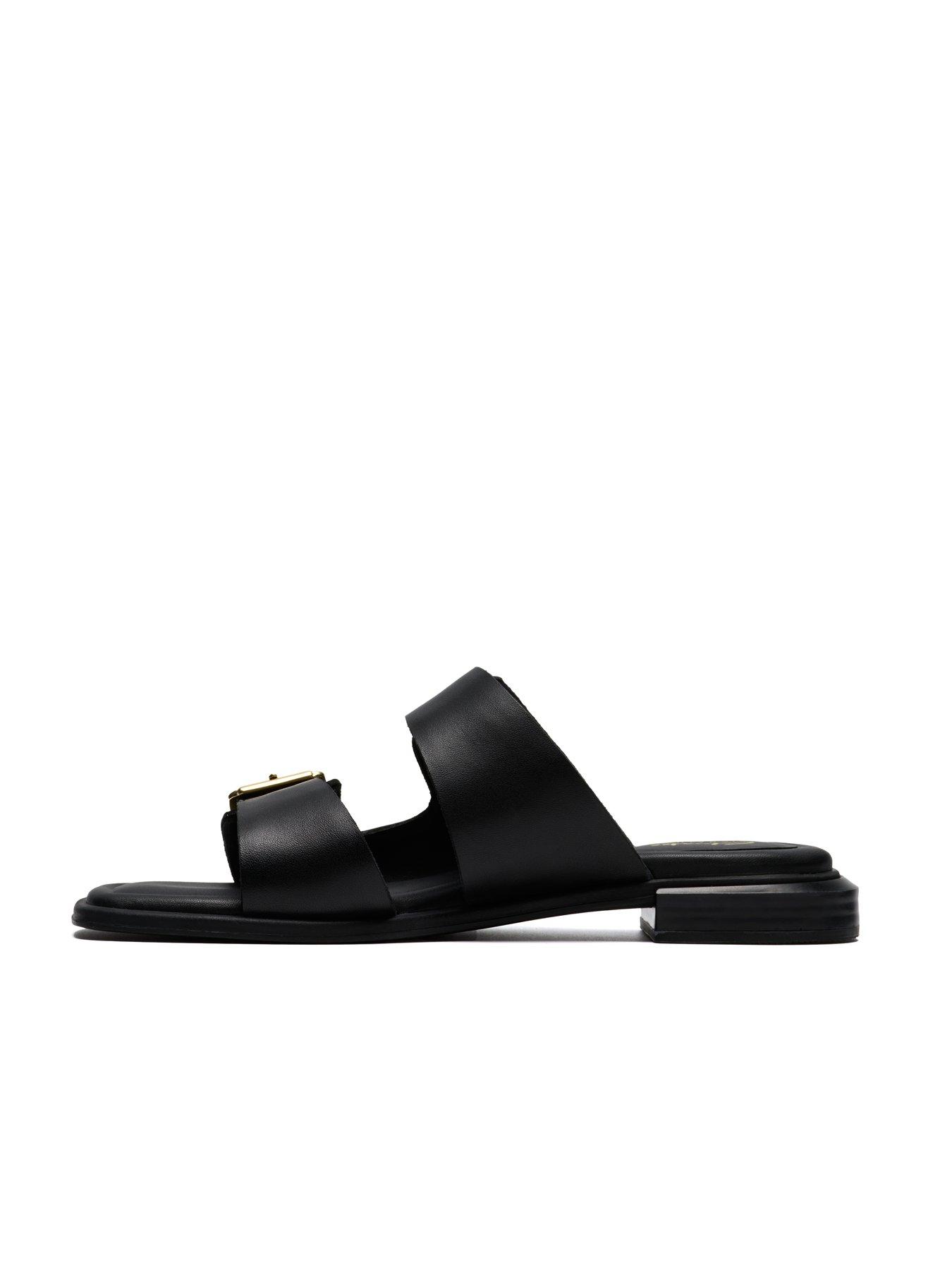 image of clarks-ariany-bay-sandals-black-leather