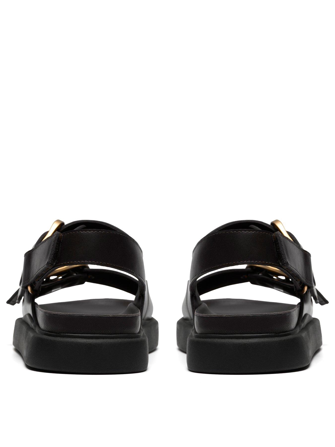  image of clarks-aristella-bay-sandals-black-leather