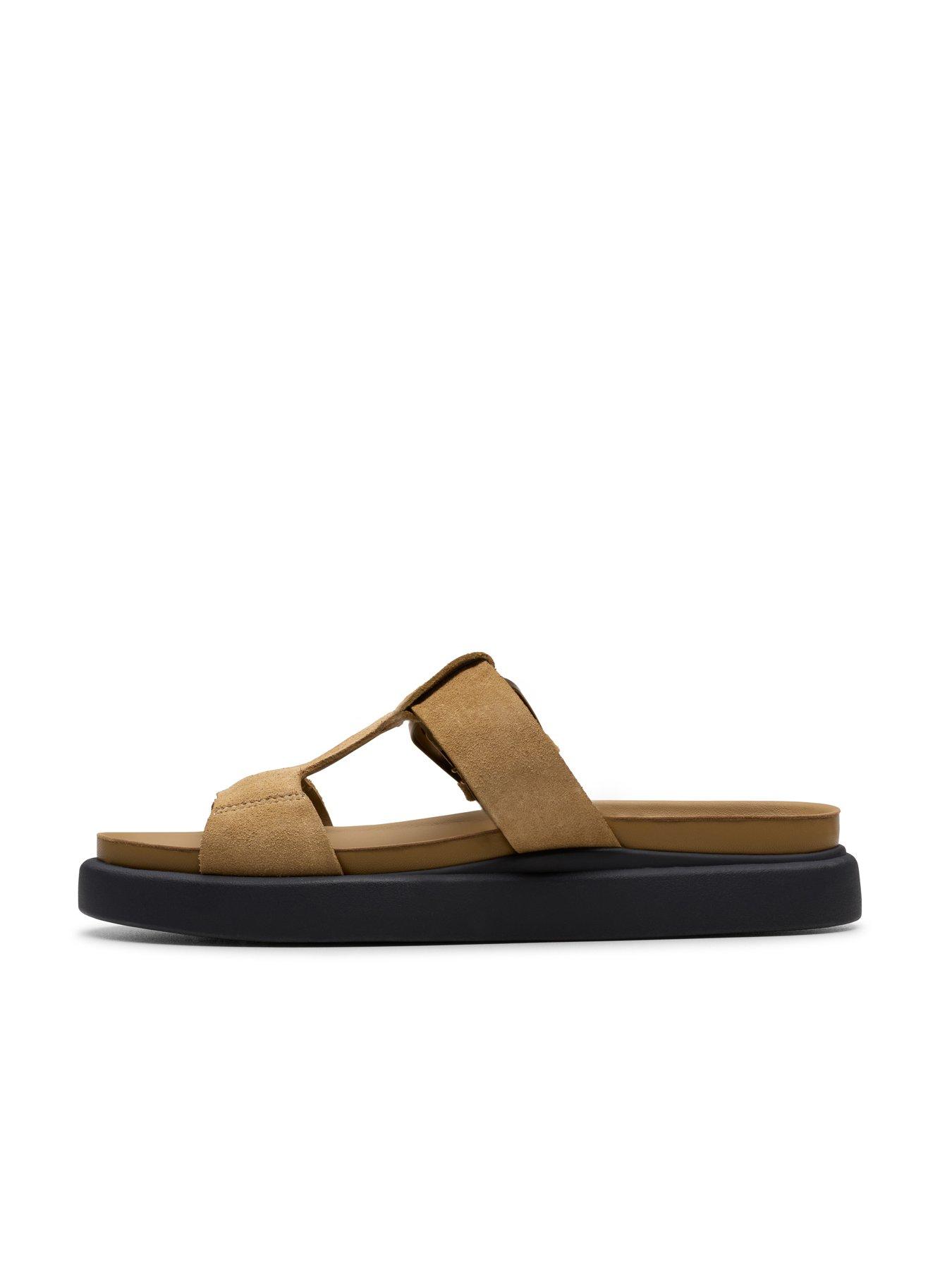 Image 6 of 6 of Clarks Aristella West Sandals - Warm Sand Suede