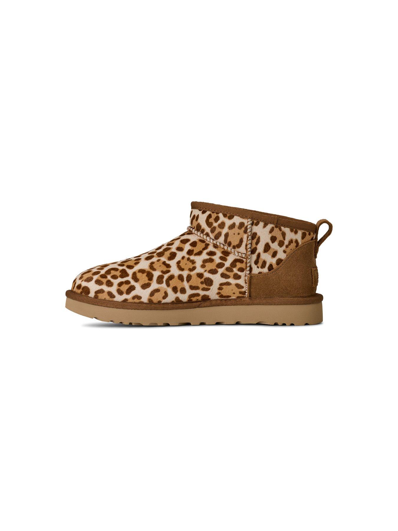 Image 6 of 6 of UGG Classic Ultra Mini Plains Boot - Felicity Leopard Jasmine