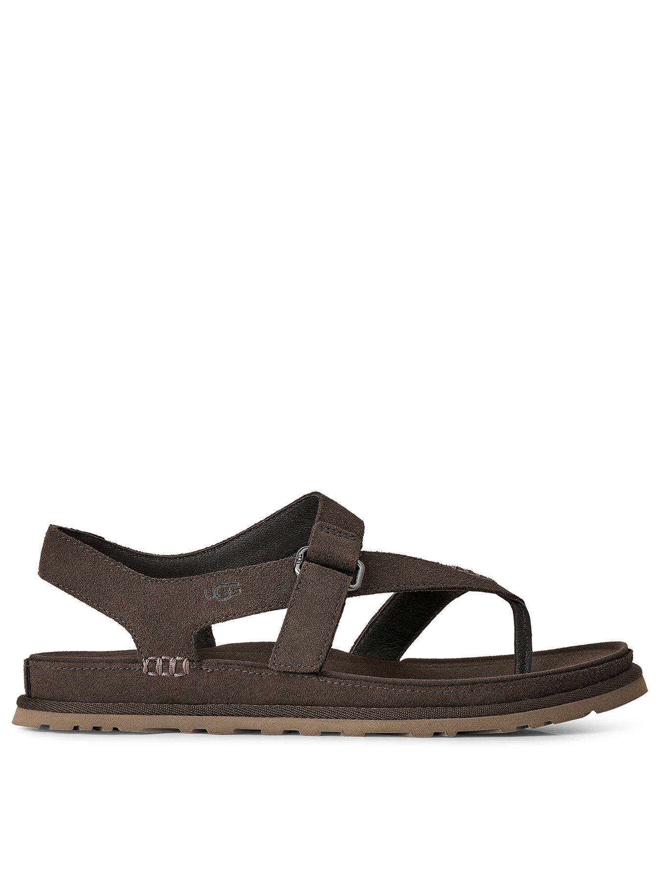 UGG Goldengaze Toe Post Sandals - Dense Smoke