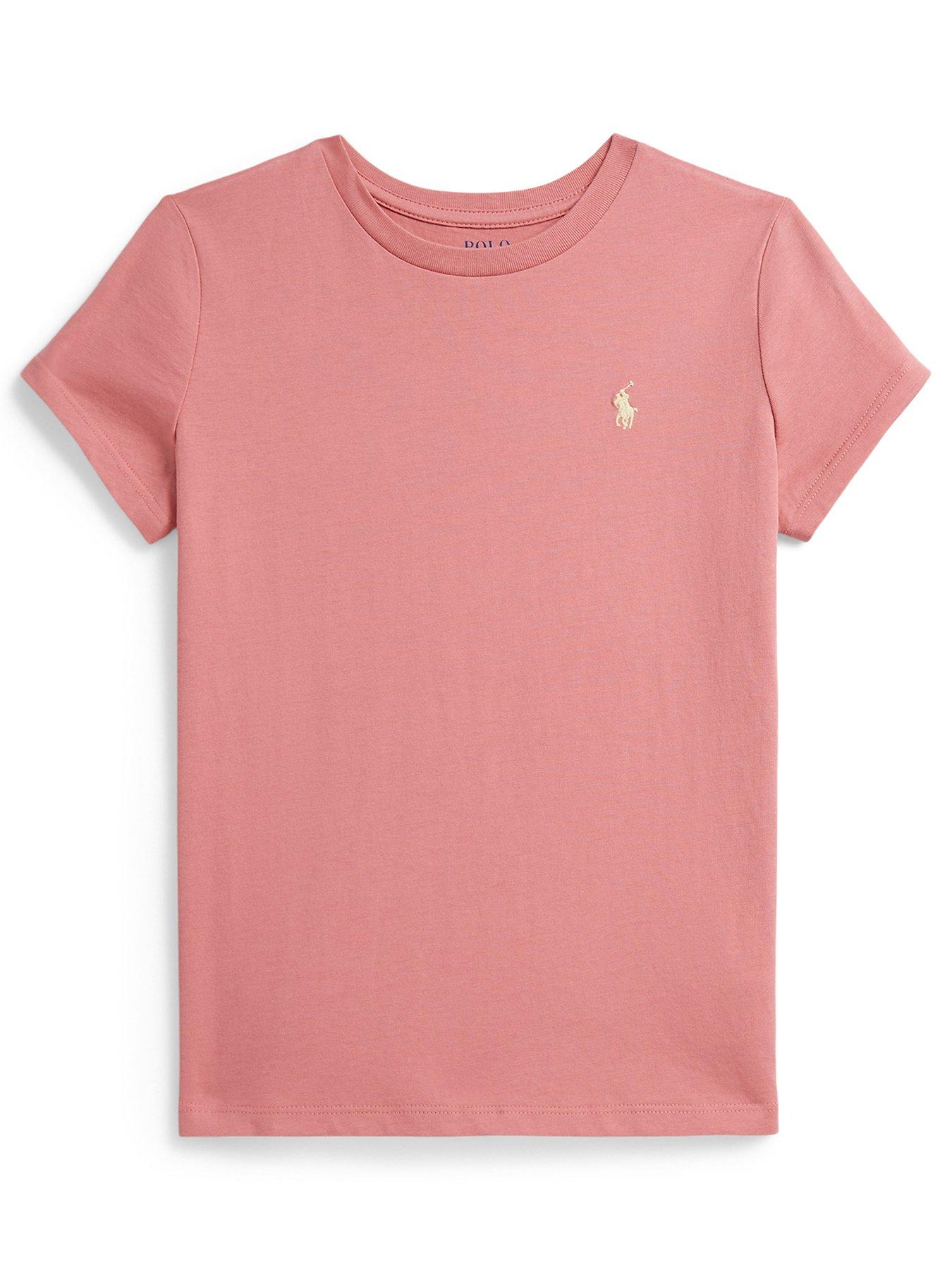 Polo Ralph Lauren Girls Short Sleeve T-Shirt - Pink