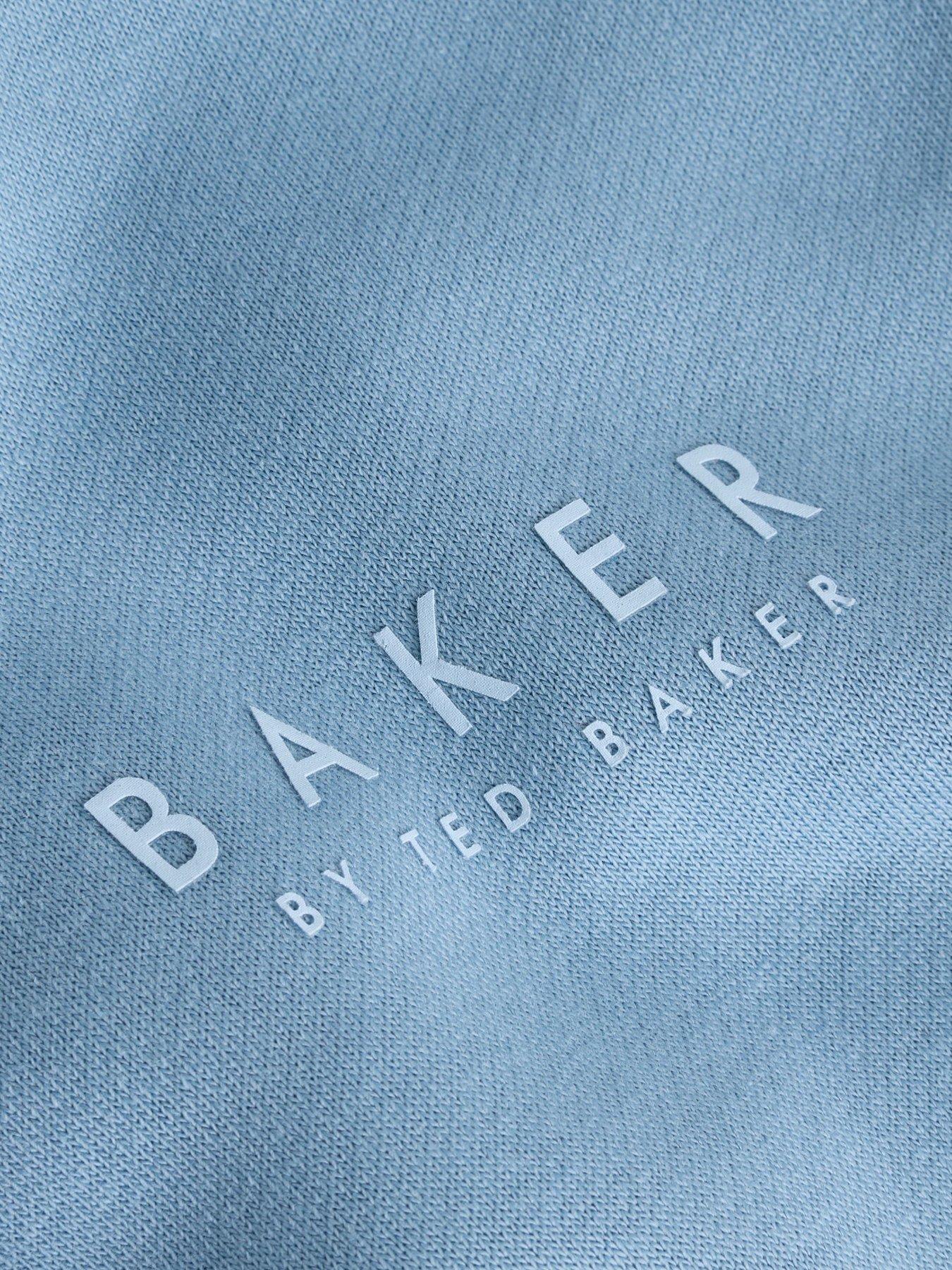 Image 7 of 7 of Ted Baker Older Boys Zip Colour Block Hoodie - Blue