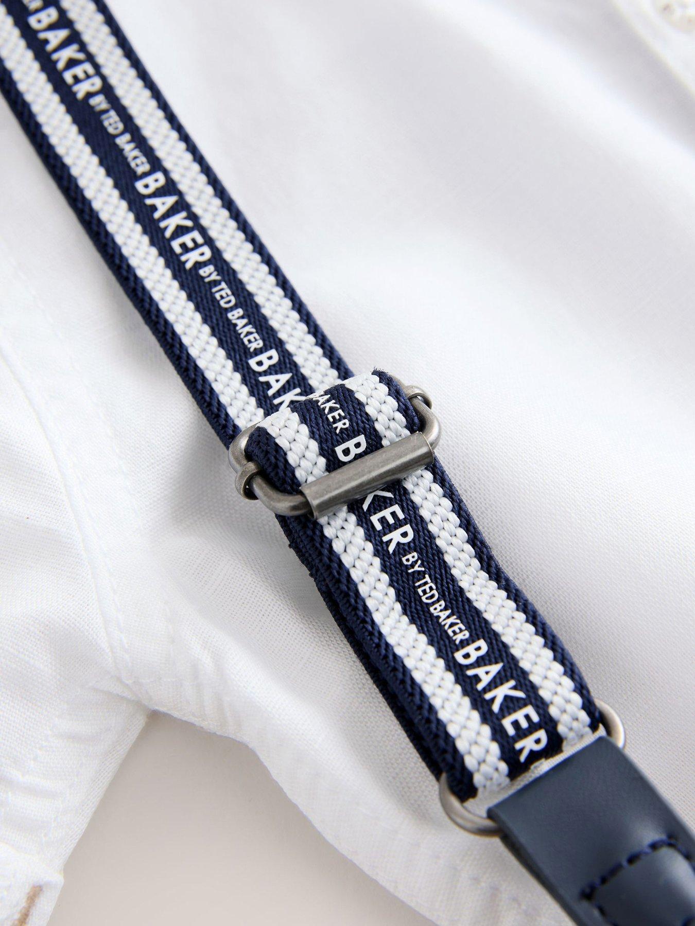  image of ted-baker-younger-boys-trouser-brace-set-whitestone