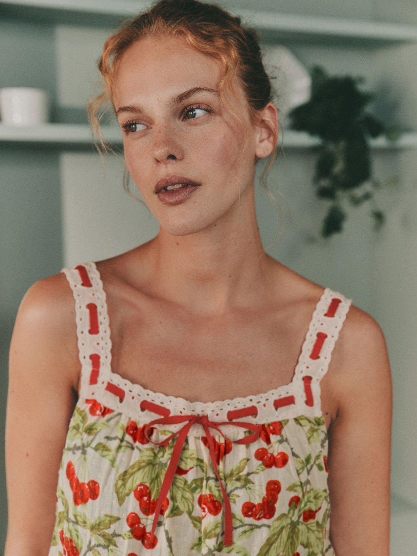  image of laura-ashley-apple-cami-sset-green