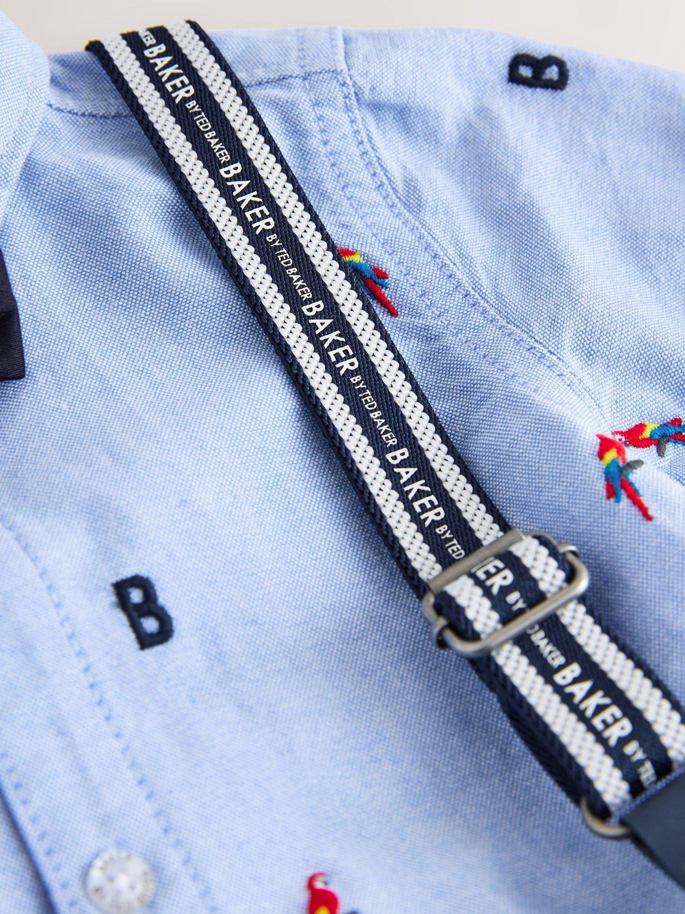 image of ted-baker-younger-boys-parrot-brace-set-blue