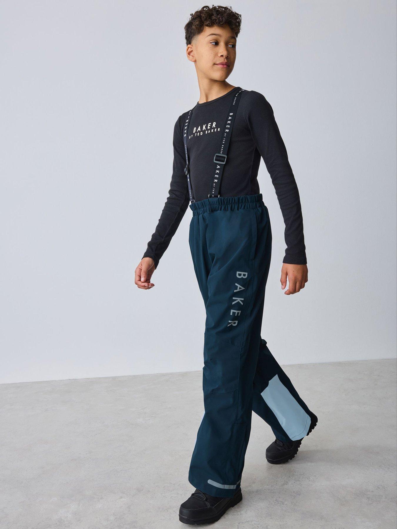  image of ted-baker-boys-ski-salopettes-blue