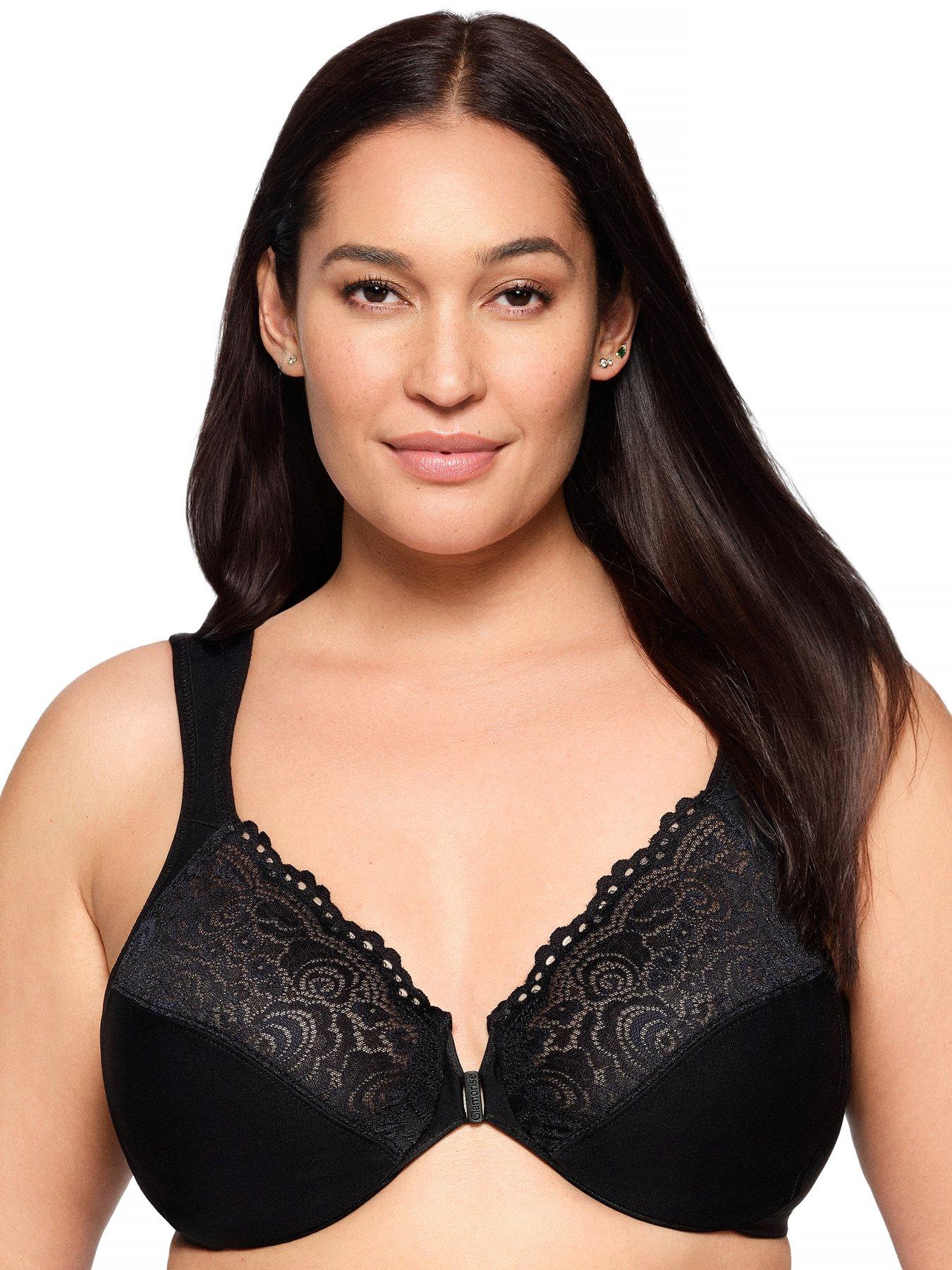 Glamorise 1255 Wonder Wire Bra - Black