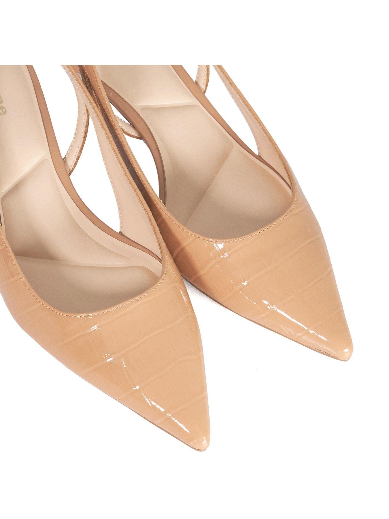  image of dune-london-cyan-cut-out-slingbacks-camel