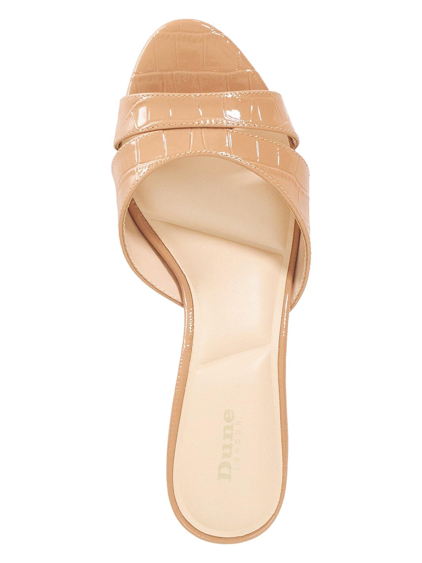 Image 4 of 5 of Dune London Miah Mule Mid Heels - Camel