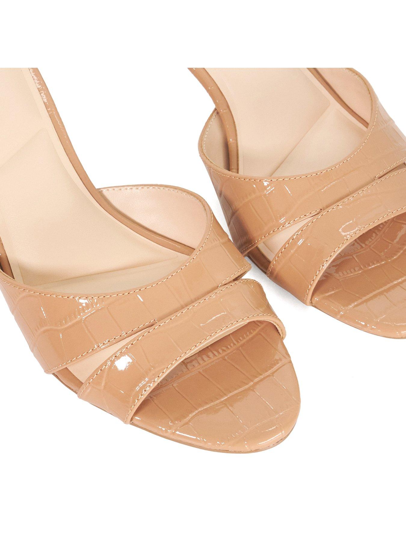 Image 5 of 5 of Dune London Miah Mule Mid Heels - Camel