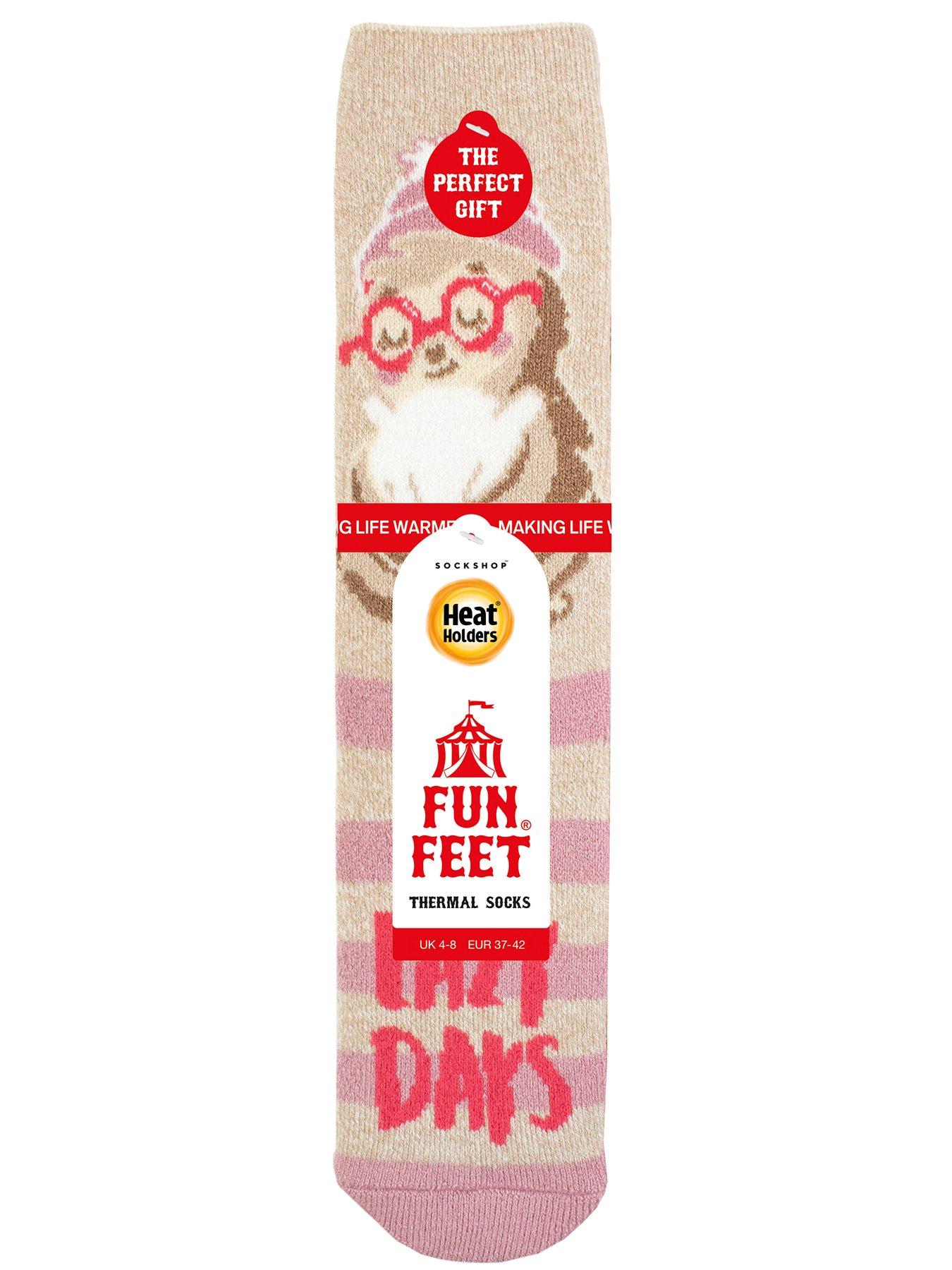 Image 3 of 3 of Heat Holders Ladies 1 Pair Lite Novelty Socks 4-8 - Lazy Days