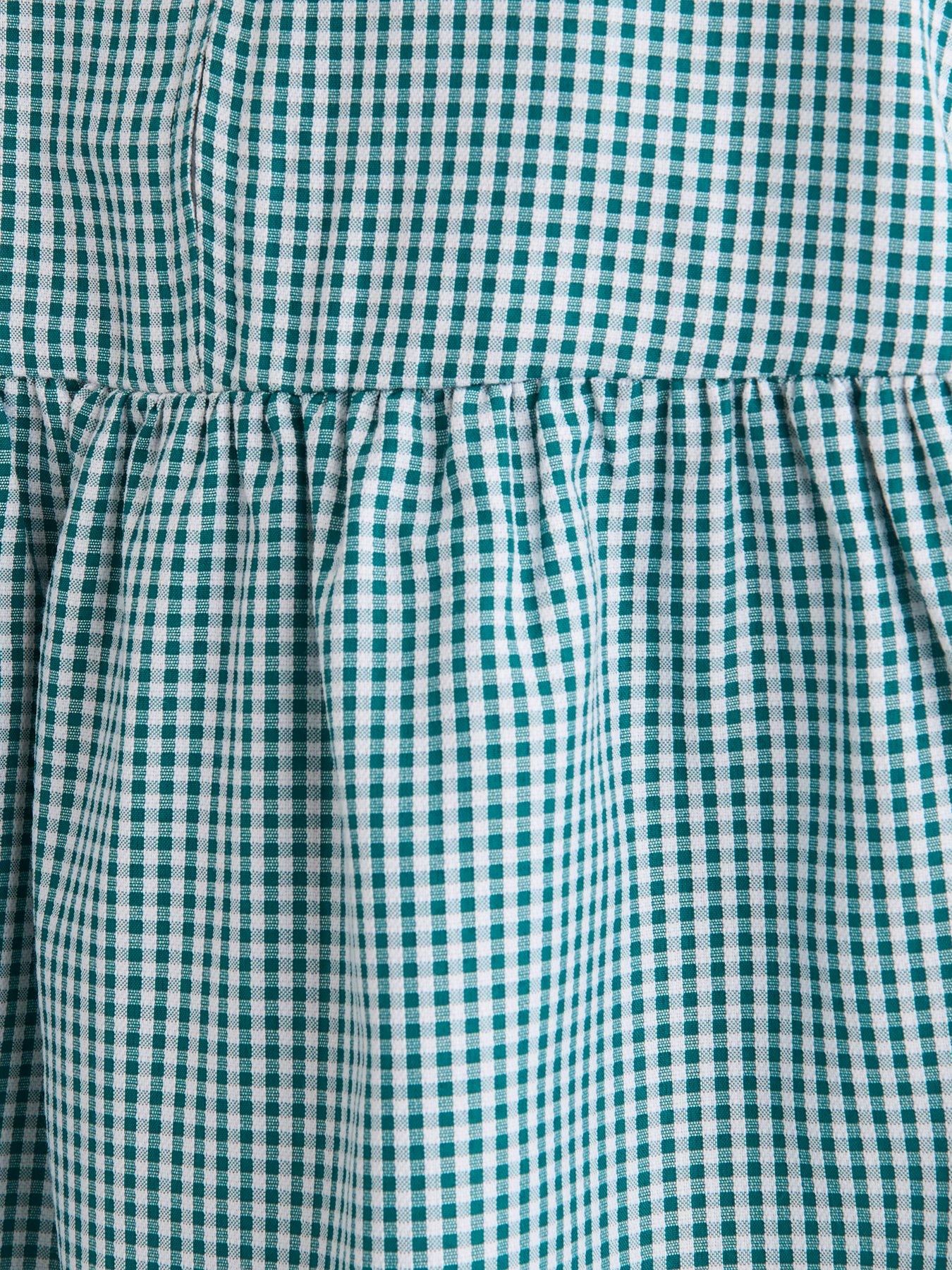 Image 4 of 4 of The Very Collection Gingham School Dress - Green