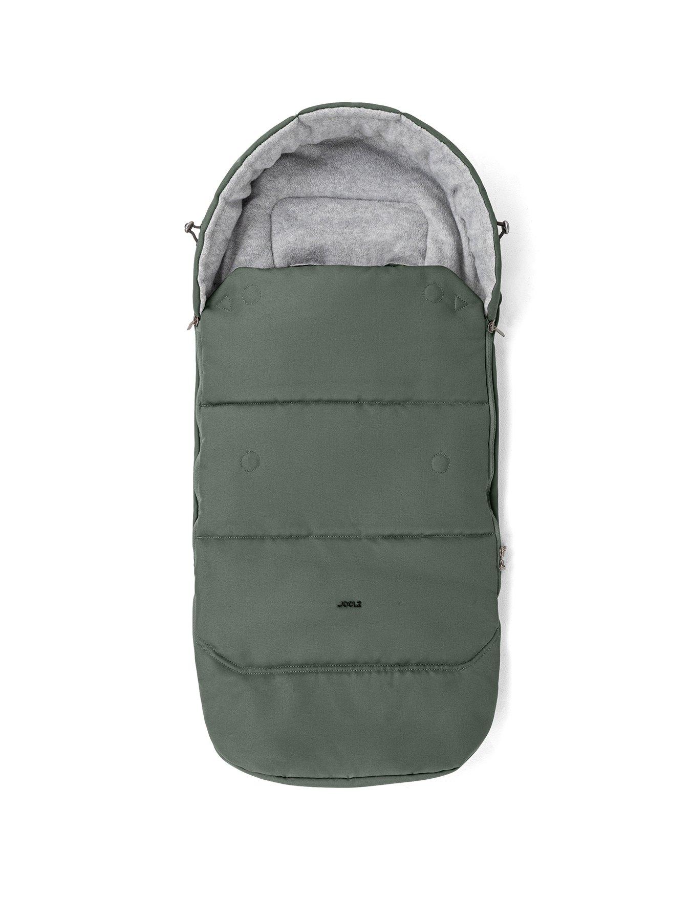 front image of joolz-universal-footmuff-forest-green