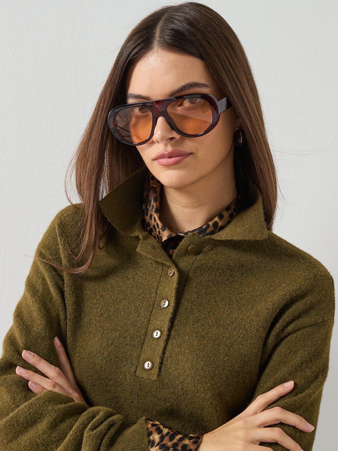Image 5 of 6 of Mango Long-sleeved Polo-neck Sweater - Khaki