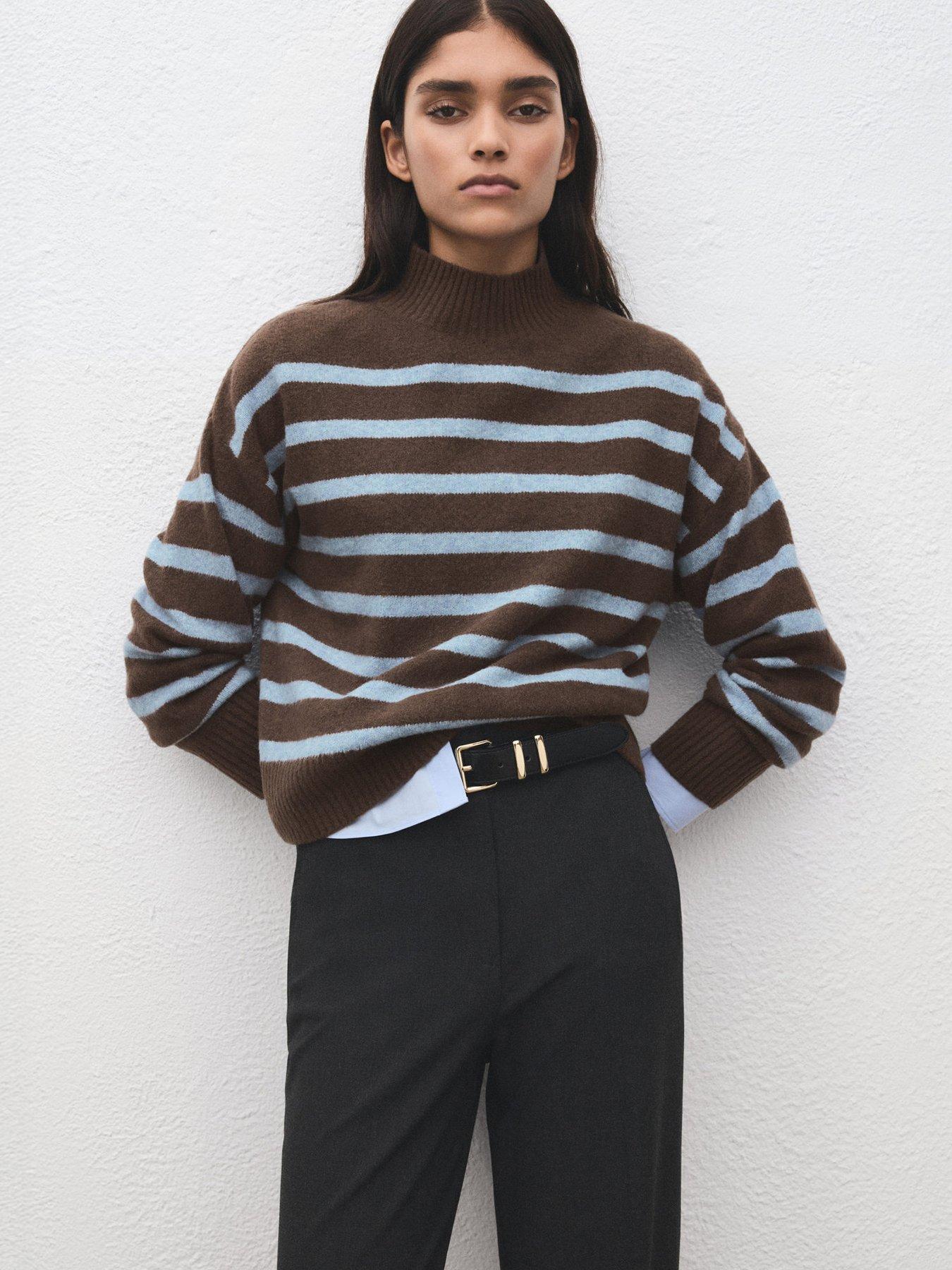 Image 3 of 6 of Mango Sweater Minerva - Brown