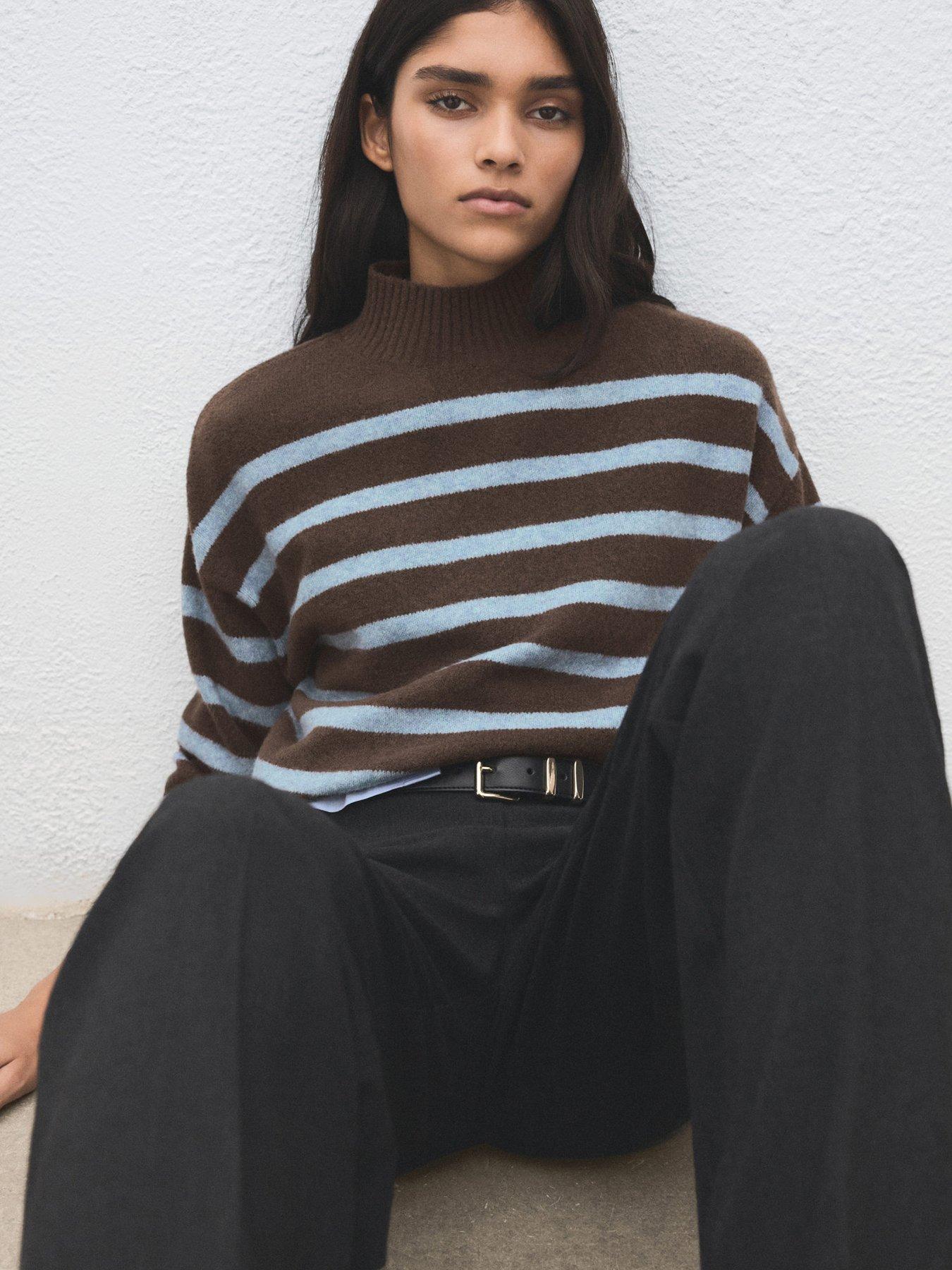 Image 4 of 6 of Mango Sweater Minerva - Brown