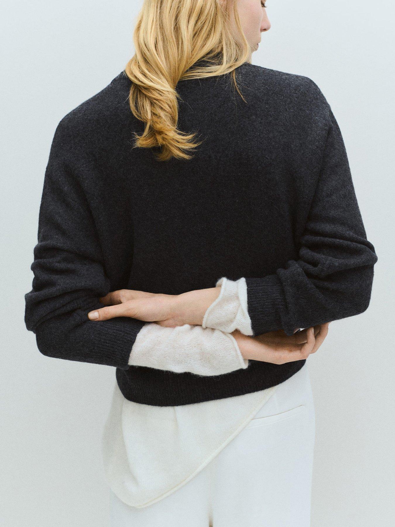 Image 2 of 6 of Mango Sweater Mariano - Charcoal