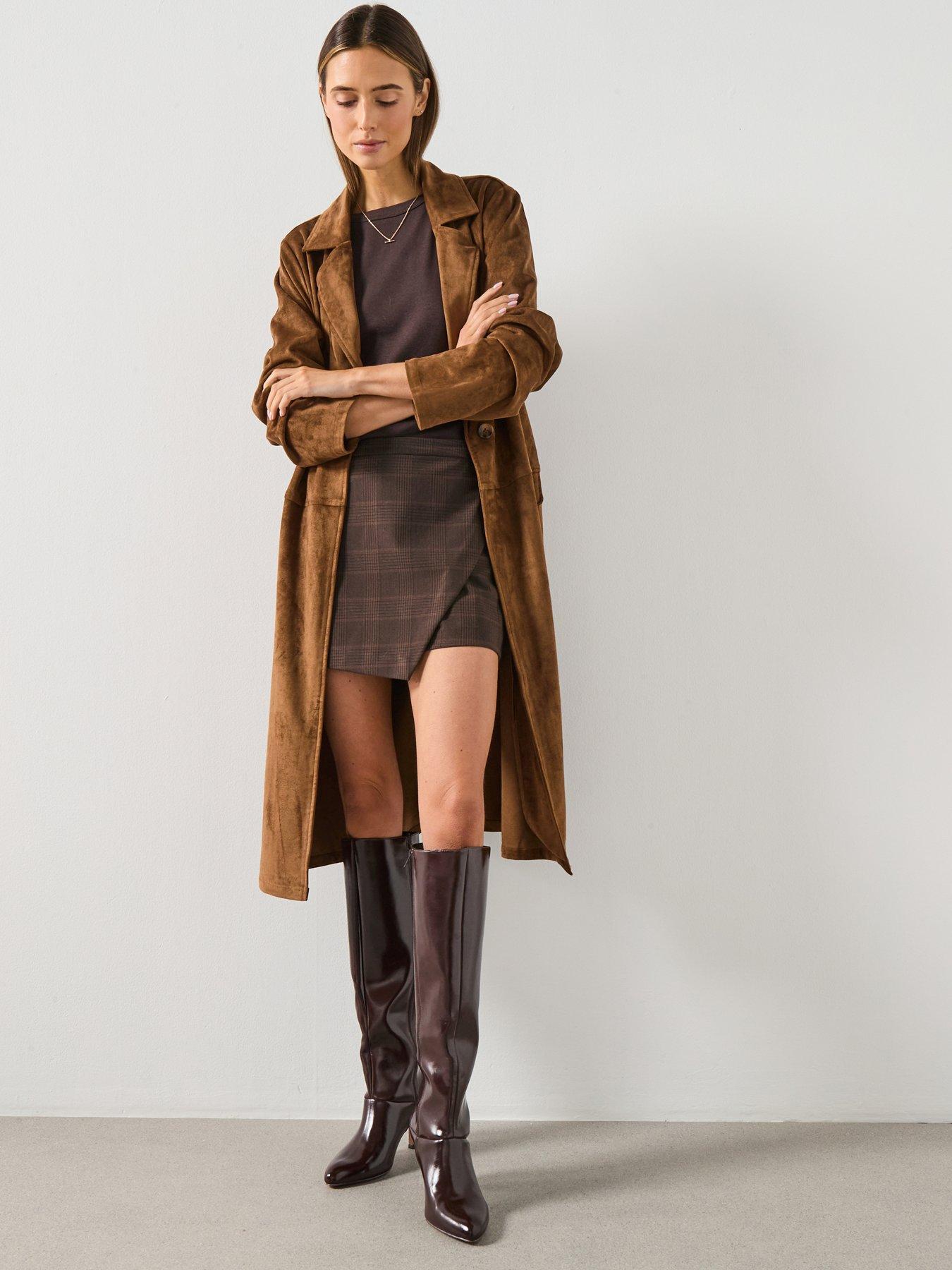 Image 6 of 6 of Mango Skirt Klimt - Brown