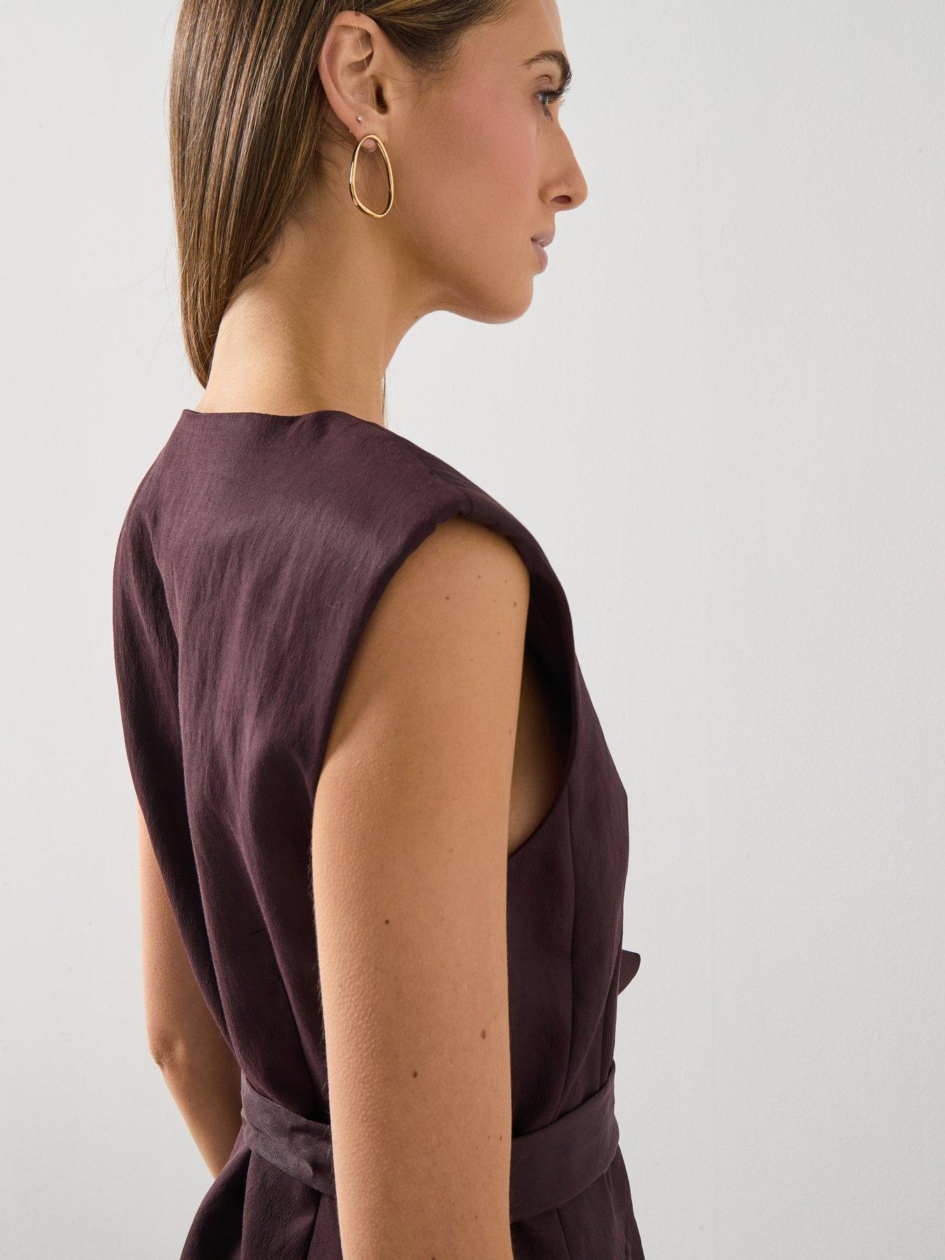  image of mango-dress-cherry-red