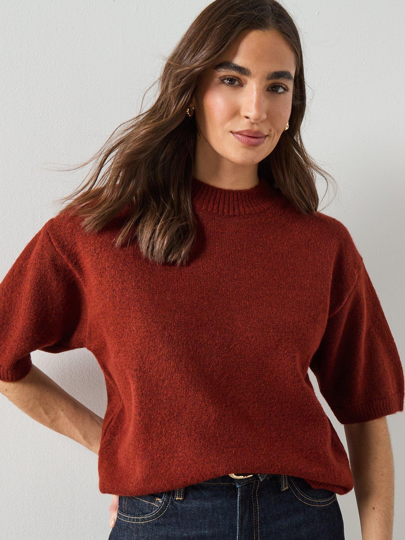 Mango Sweater Arcilla - Orange