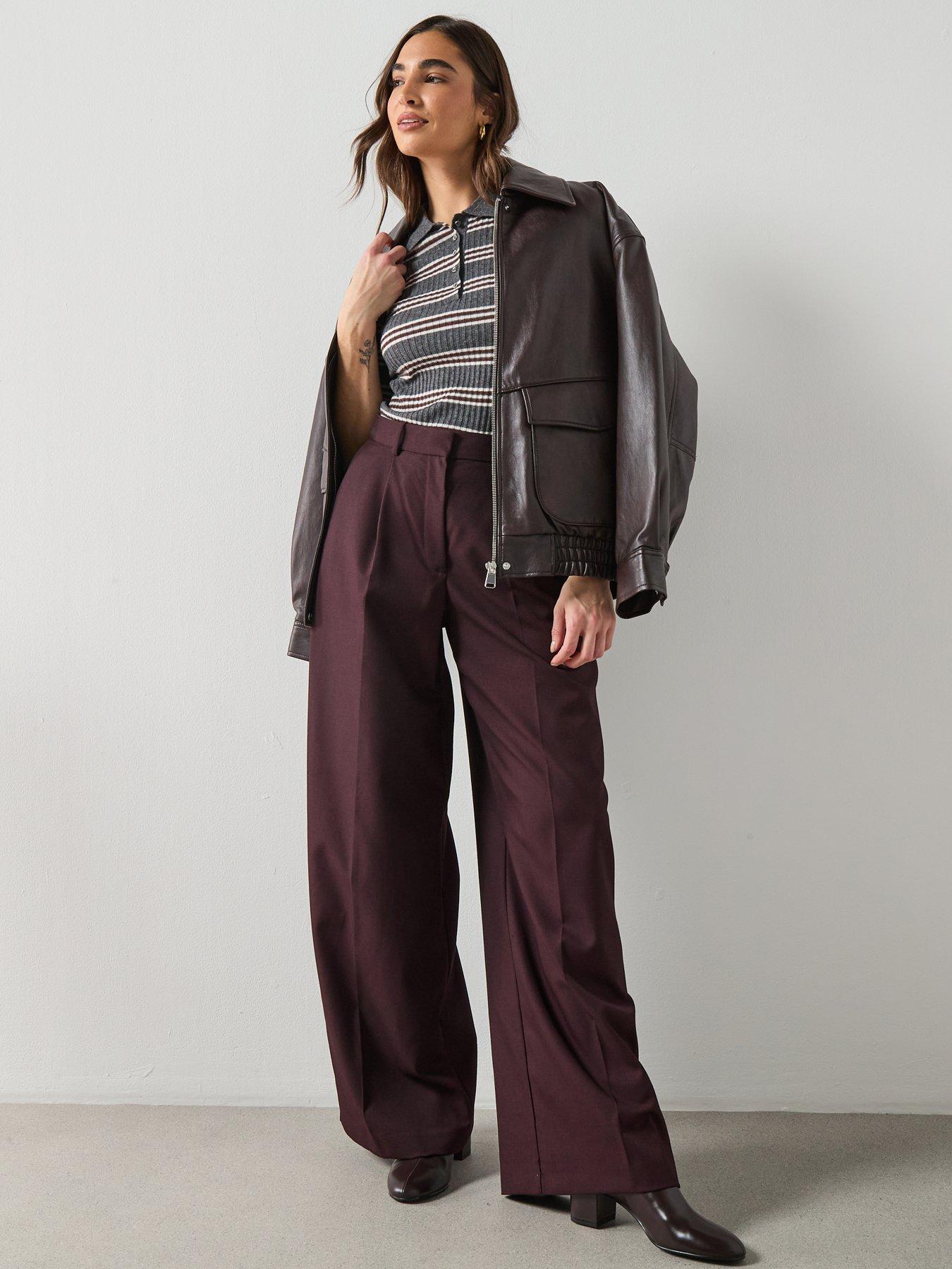  image of mango-striped-ribbed-knit-sweater-grey