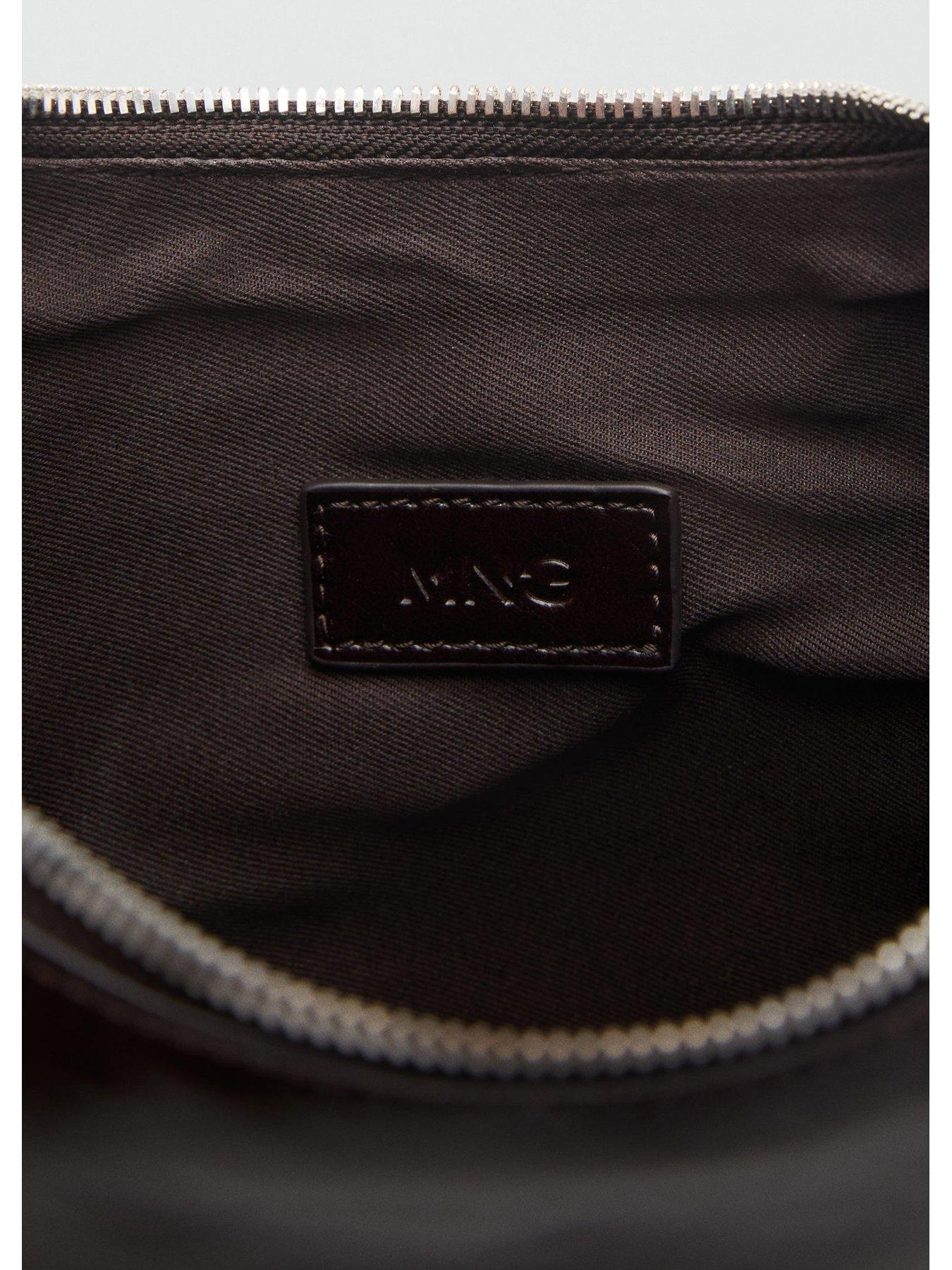  image of mango-medium-oval-shoulder-bag--brown