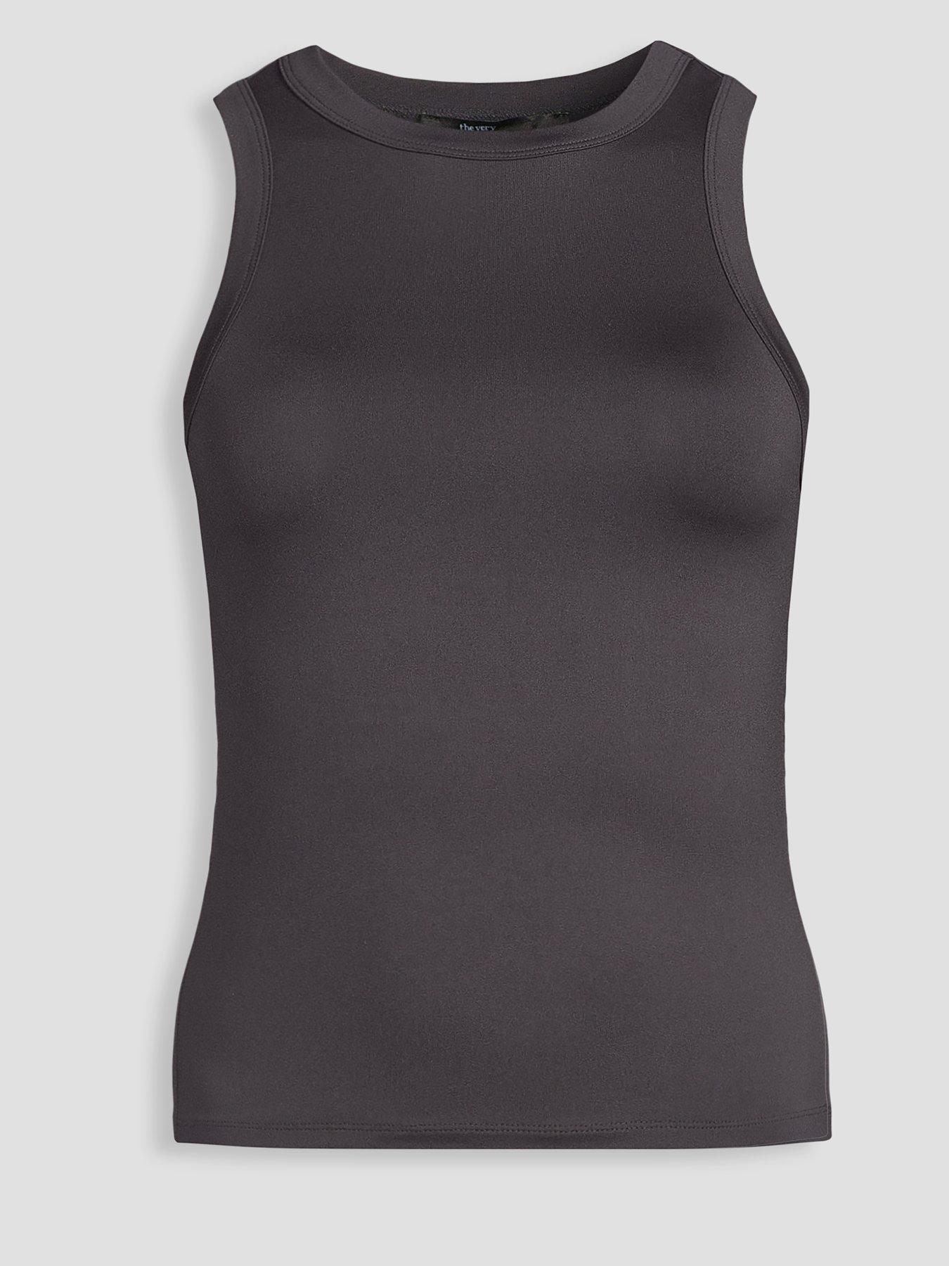 Image 7 of 7 of The Very Collection Polyamide Racer Vest - Grey