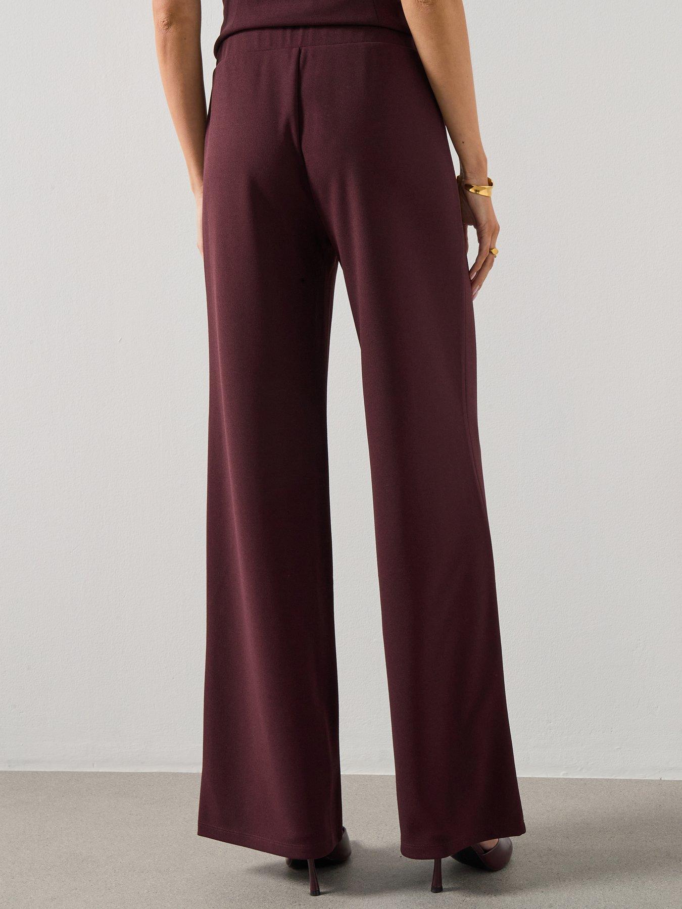 stillFront image of mango-wide-leg-trousers-blue