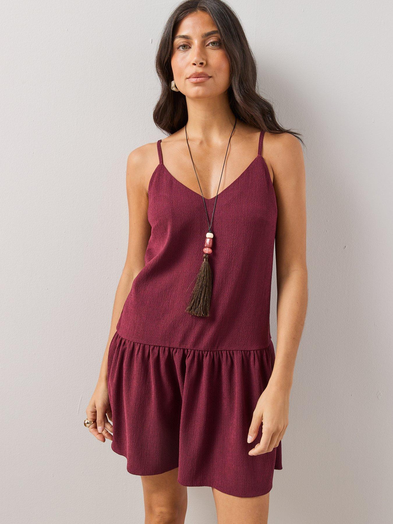 Image 5 of 6 of The Very Collection Textured Stretch Cami Mini Dress