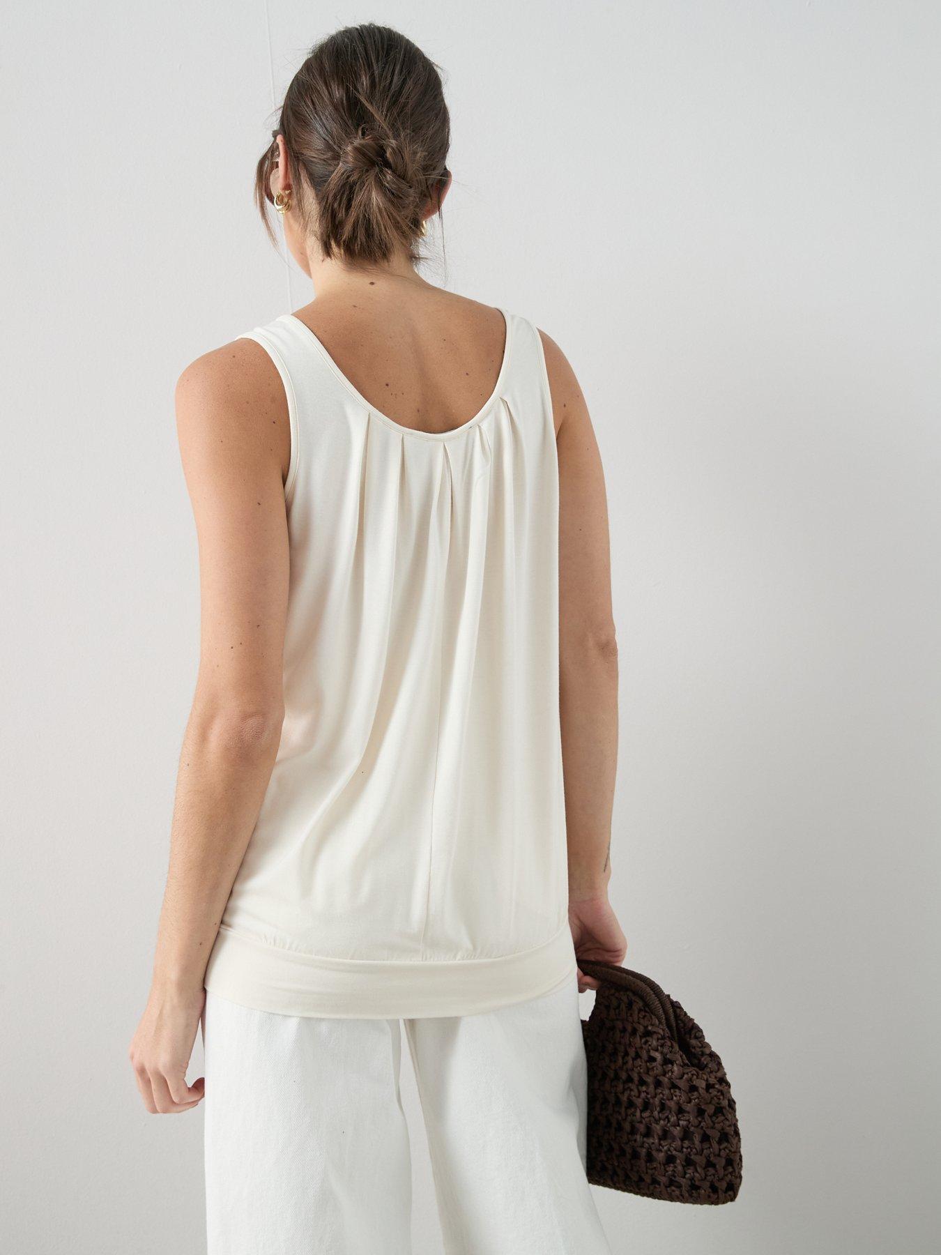 Image 2 of 6 of The Very Collection Stretch Bubble Hem Vest
