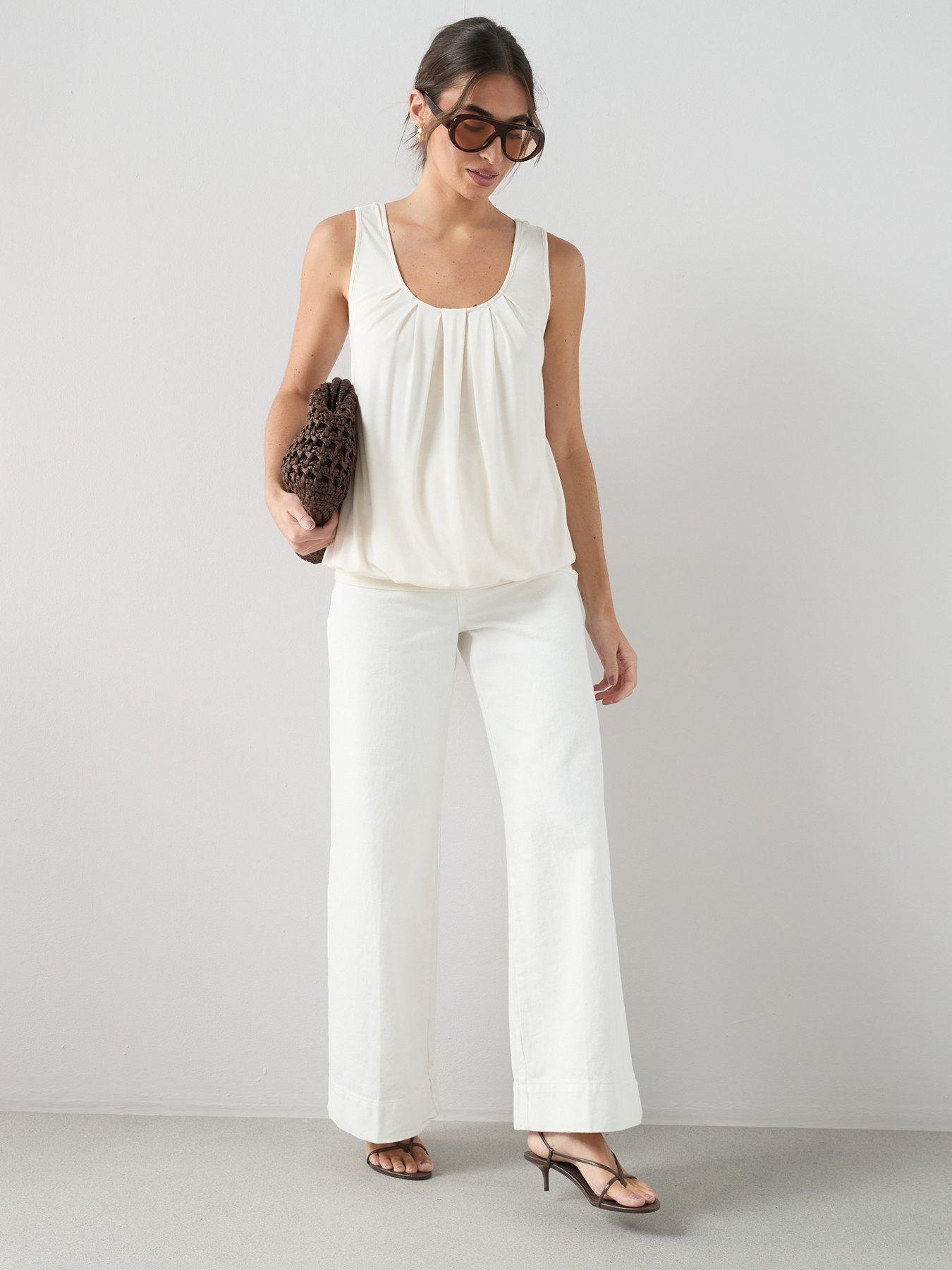 Image 3 of 6 of The Very Collection Stretch Bubble Hem Vest