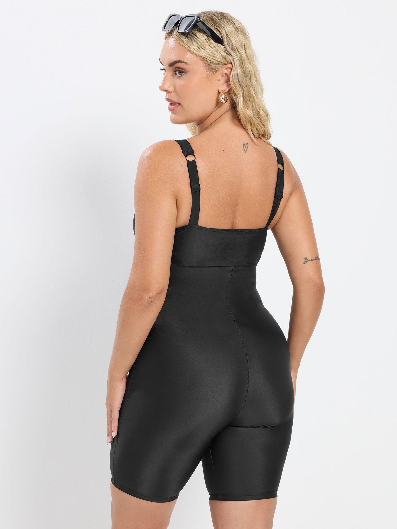 Image 2 of 5 of Yours Curve Square Neck Unitard