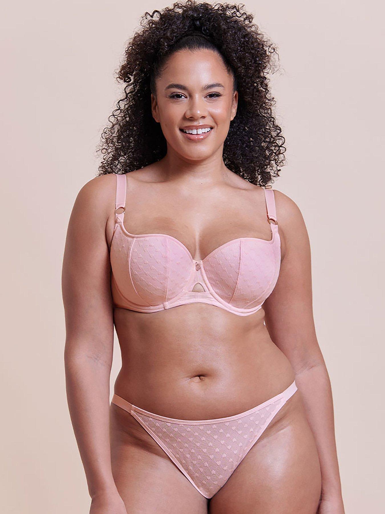 Image 3 of 6 of Curvy Kate Boost Heartbreaker Padded Balcony Bra - Pale Pink