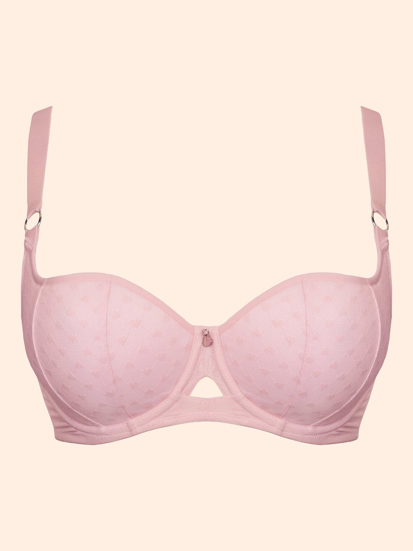 Image 5 of 6 of Curvy Kate Boost Heartbreaker Padded Balcony Bra - Pale Pink