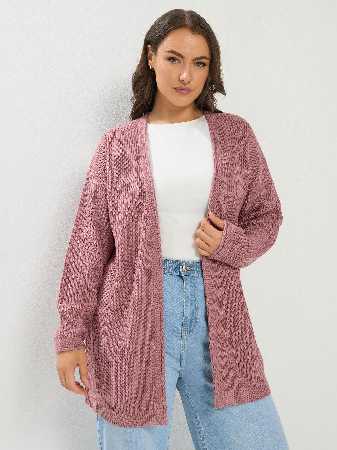 Yours Curve Essential Knitted Cardigan