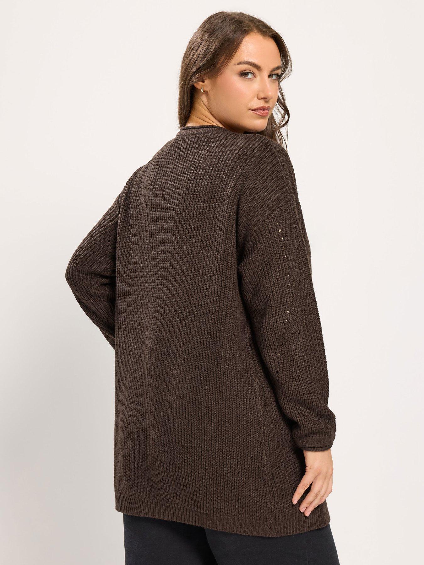Image 2 of 5 of Yours Curve Essential Knitted Cardigan
