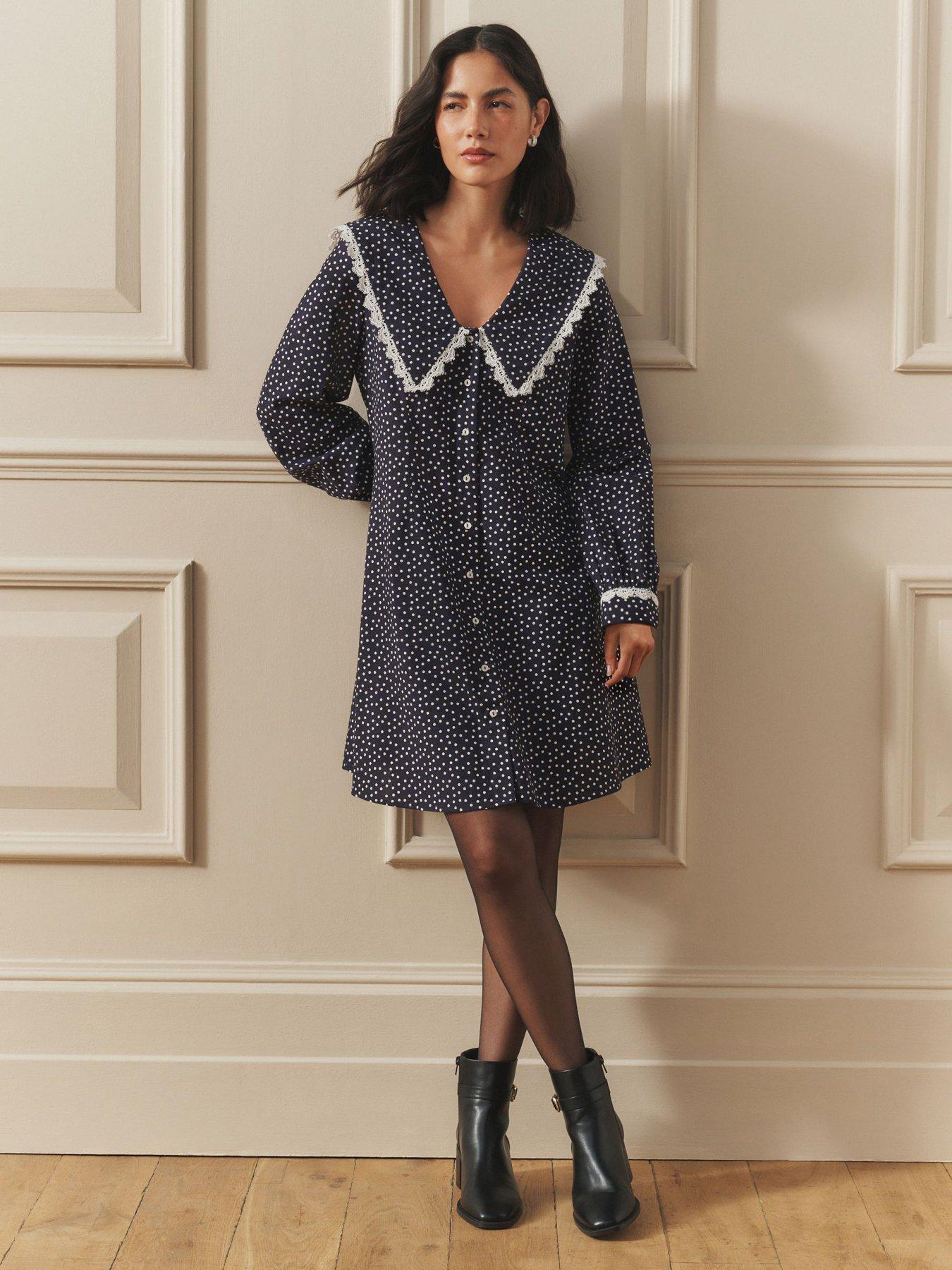 Image 3 of 7 of Laura Ashley Sailor Dress