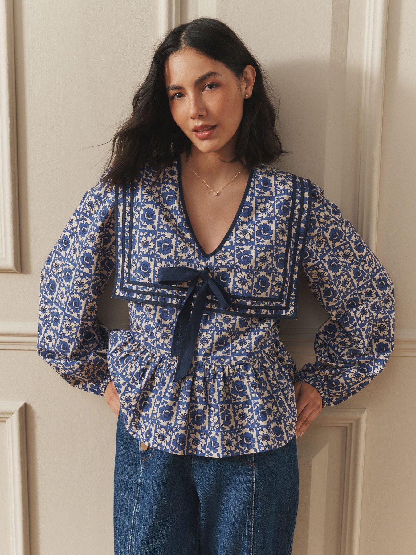 Laura Ashley Sailor Blouse