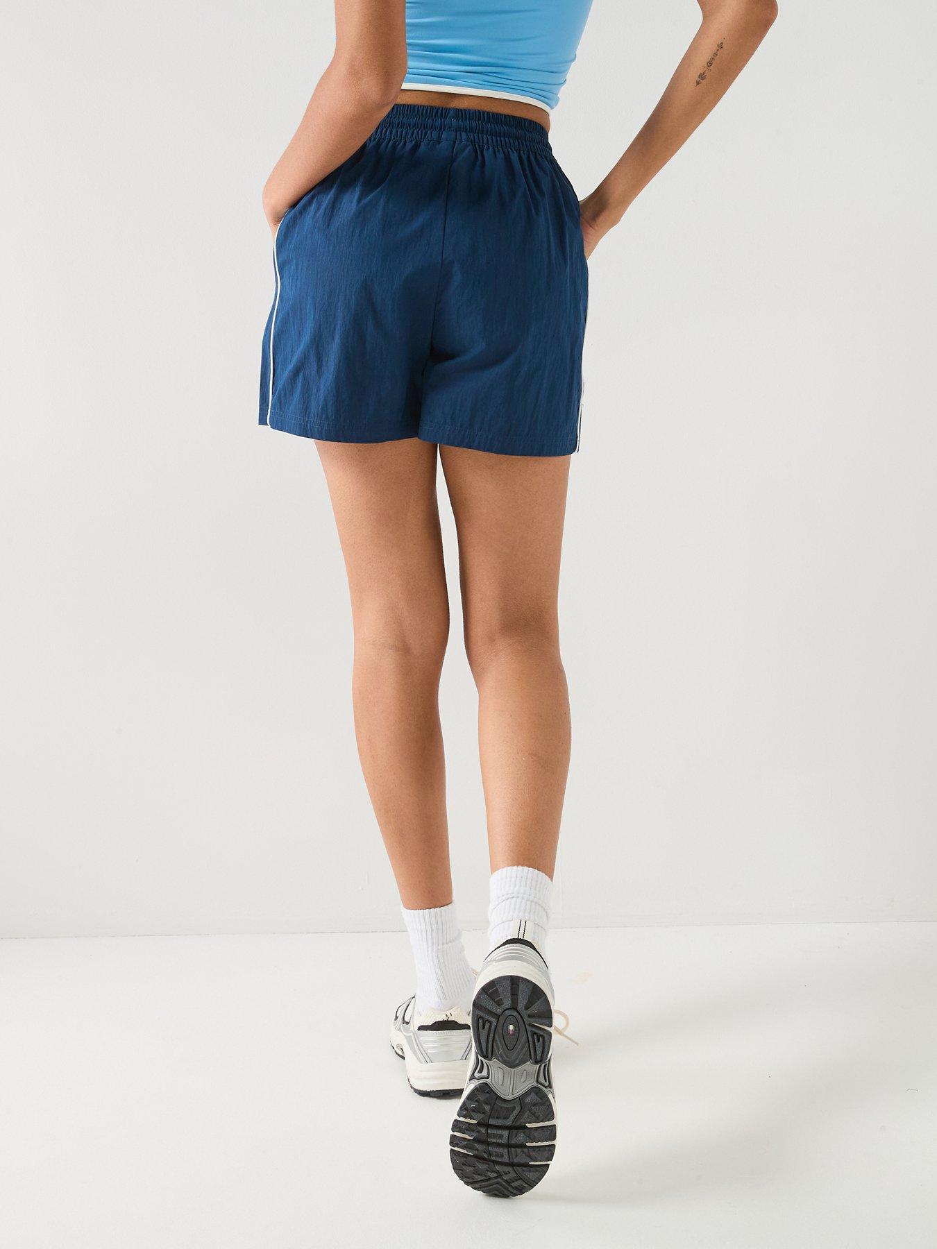 Image 2 of 6 of Peach Fit Womens Poly Nylon Short - Navy