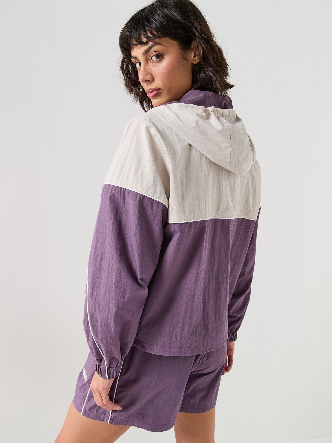  image of peach-fit-womens-poly-nylon-tracktop-grey