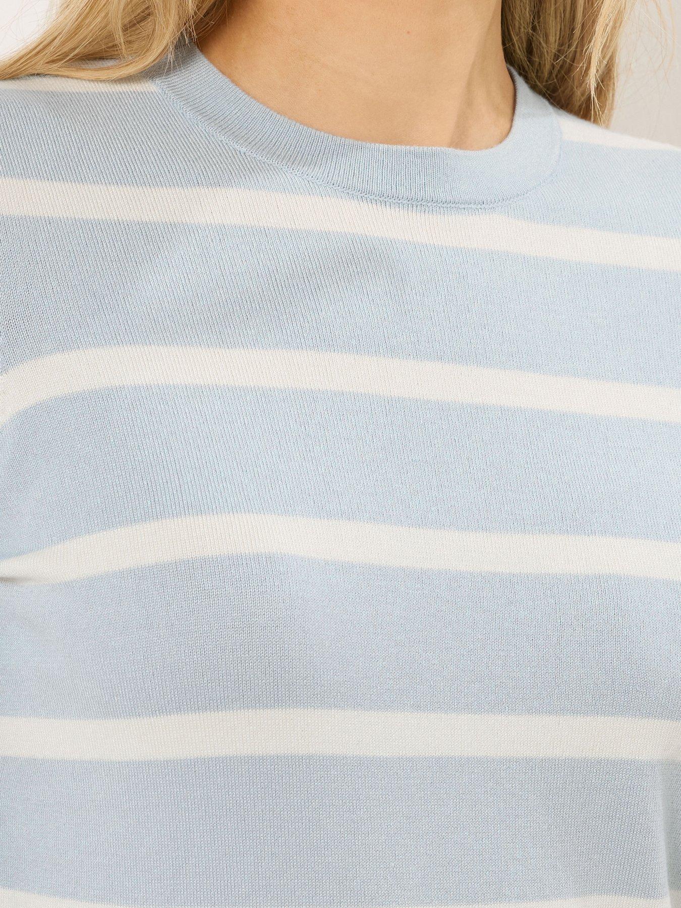 Image 4 of 5 of Long Tall Sally Stripe Jumper - Blue