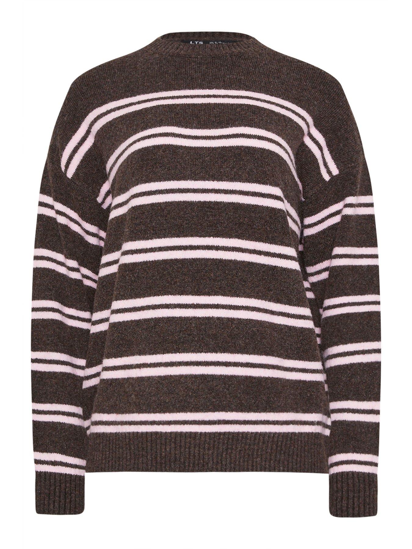Image 5 of 5 of Long Tall Sally Stripe Jumper - Brown