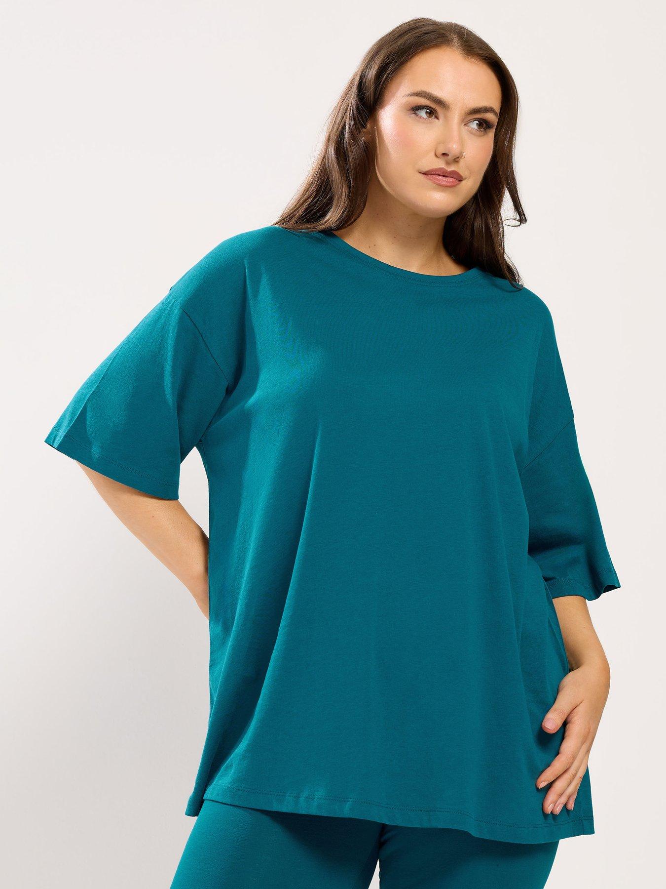 Yours Curve Relaxed Co-ord T-shirt