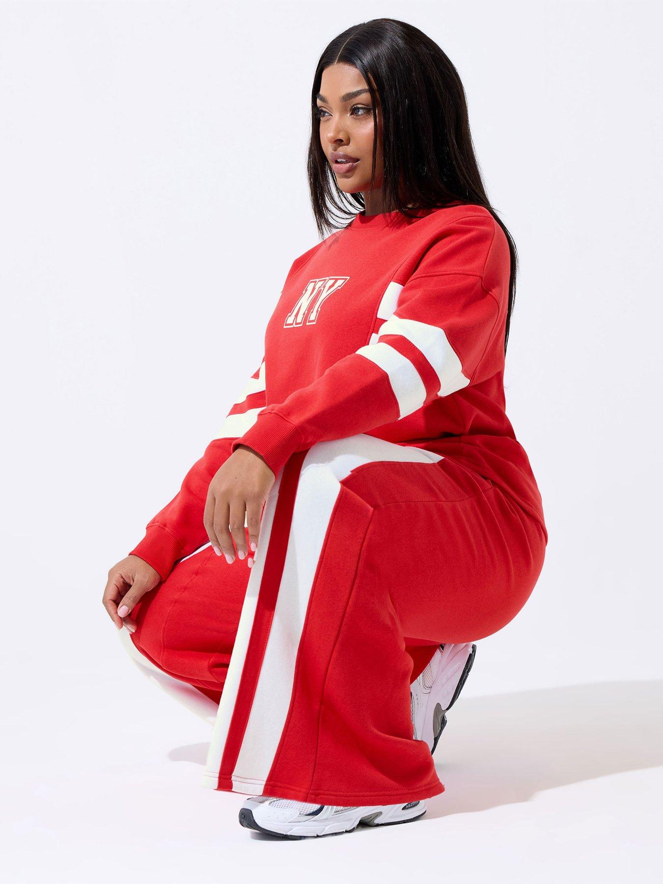 Image 3 of 5 of Yours Curve Stripe Joggers