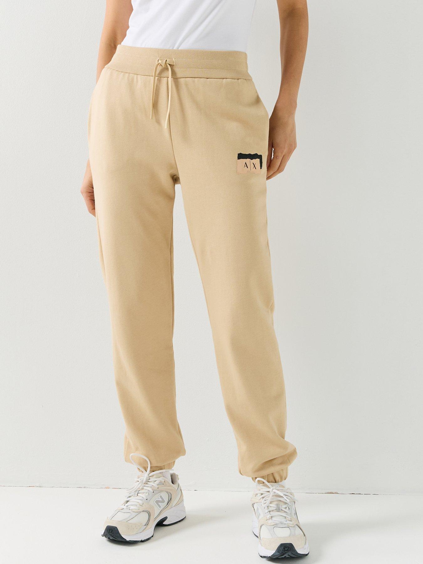 Armani Exchange Jogger Trousers - Beige